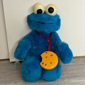 Vintage Blue Cookie Monster plush (does not make noise)